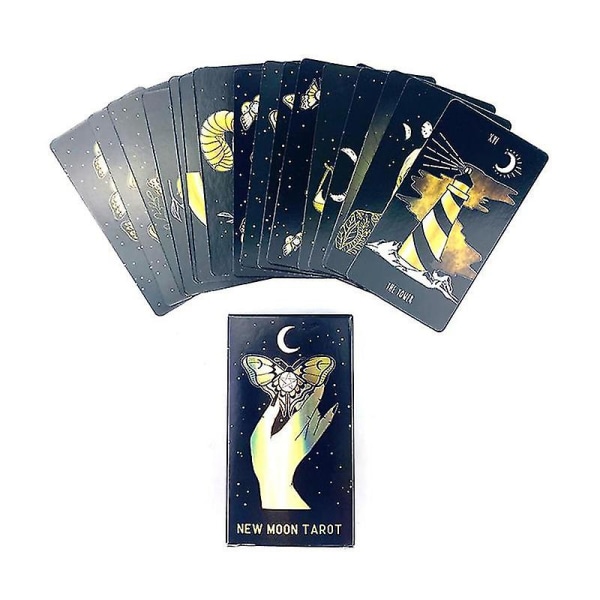 Uudenkuun tarot-korttiennustusennustuspakka perhejuhla-lautapeli W/käsikirja