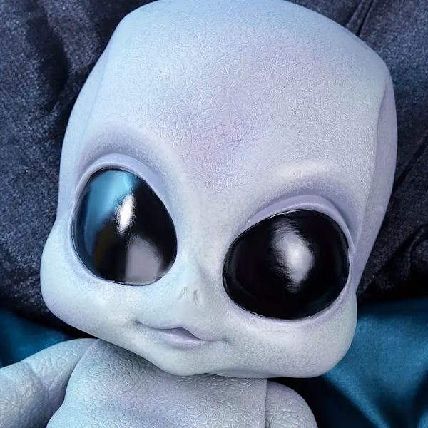 Realsitisk Reborn Baby Alien Dukke - Håndmalet Vinyl Legetøjs Samleobjekt