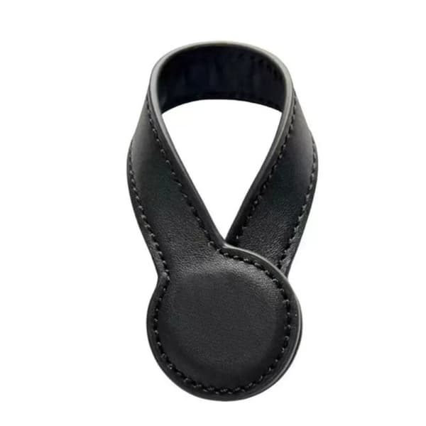 Magnetisk Læder Kasket Holder - Stærk Magnet Cirkulær Klips til Tasker og Rejser - Multifunktionel Organizer til Hatte og Tilbehør black