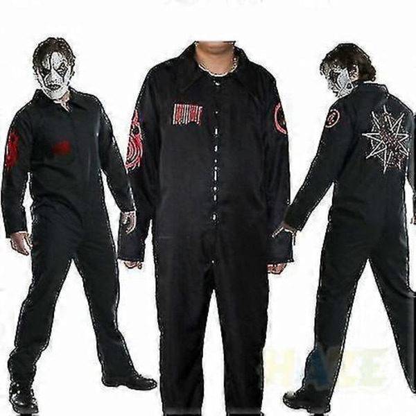 Band Slipknot Cosplay Kostym Löst Jumpsuit Halloween S