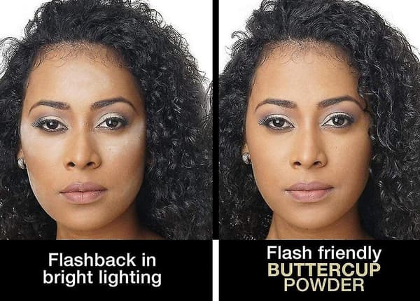 Sacha Buttercup Setting Powder - Fint malet og flash-venlig
