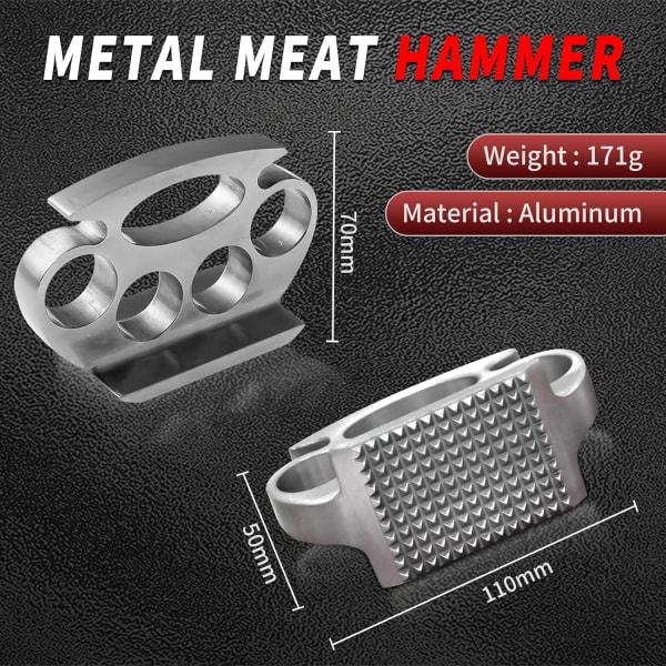 Metallilihavasara, alumiiniseospihvi metallivasara keittiötyökalu