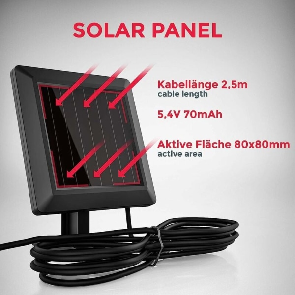 Udendørs LED solcellelampe IP44, PIR bevægelsessensor, vægspot hus terrasse altan sort, stænktæt, koldt hvidt lys 6500K