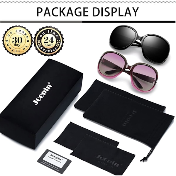 Polariserede solbriller til kvinder, trendy oversized store køre solbriller damer UV beskyttende store solbriller_xx black and Gradient Purple