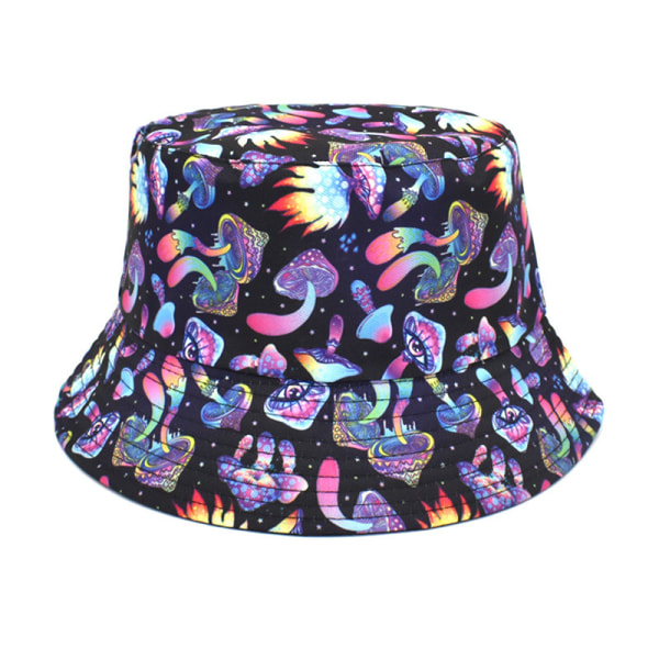 Bøttehatt Summer Beach Sun Hat Packable Fisherman Cap