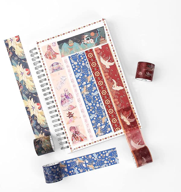 100 ruller Washi-sett Multi Pattern Washi Tape Tape Dekorativ Papir Maskeringstape for DIY Journal Planner
