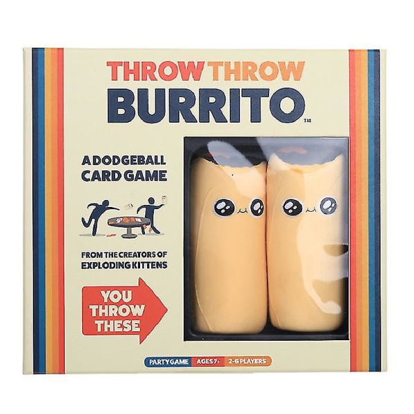 Kasta kasta Burrito House Party-spelkort