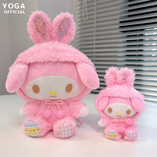 30cm Sanrios Kawaii Tecknad Cinnamoroll Hello Kittys My Melody Kuromi Cp Hund Söt Påskhare Plyschdocka Hänge Nyckelring 30C 30CM My Melody