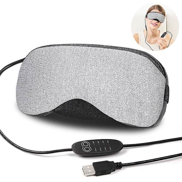 1 st Bärbar Kallt Och Varm Usb Uppvärmd Ångögonmask & Återanvändbar