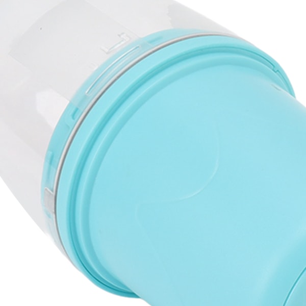 Bärbar Juicer Cup Multifunktionell Uppladdningsbar Liten 4 Blad Blender Fruktblandningsmaskin för Hem 260ml Blå