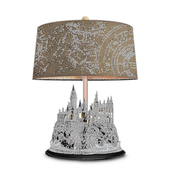 The Bradford Exchange Harry Potter Hogwarts Castle Lysende Skulptur Bordlampe