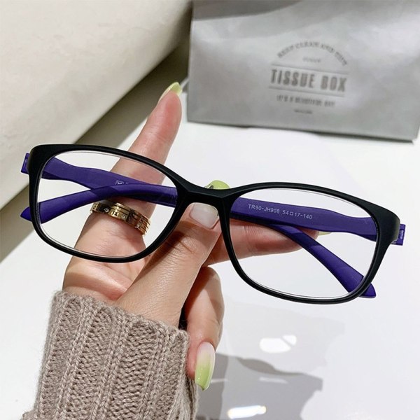 Läsglasögon Glasögon LILA STYRKA 100 Lila Purple Strength 100