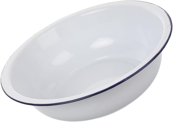 Old-fashioned Enamel Mixing and Salad Bowl Large Capacity 28 cm