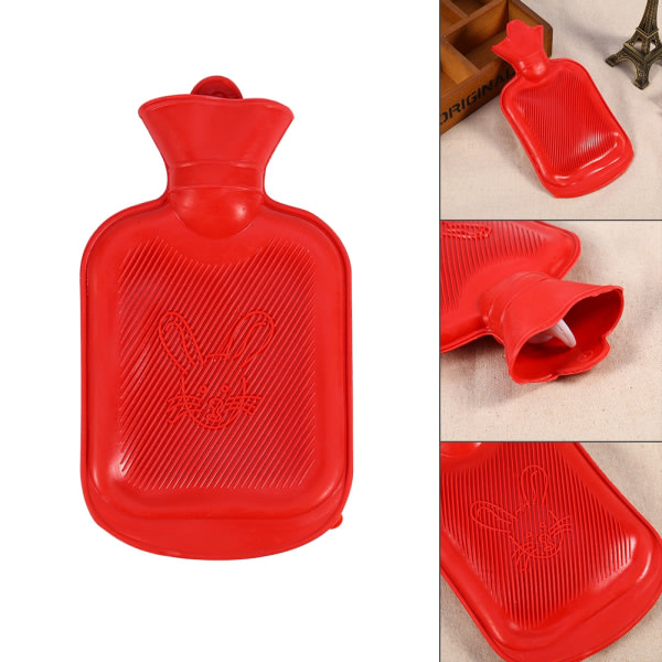 500ML varmtvandspose flaske gummivarmer sundhedsplejeflasker