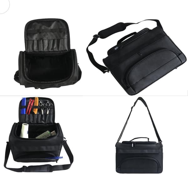 Professionel Barbertaske Rejsetaske til Frisørværktøj Saks Klippere Organizer