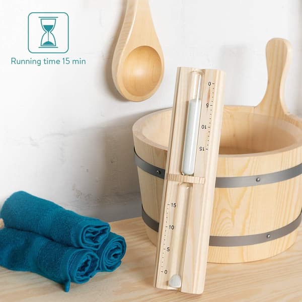 Sauna Hourglass - Classic Wall-Mounted Sand Timer for Saunas