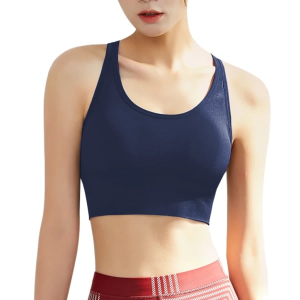 Naisten aluslangalliset pehmustetut jooga-urheiluliivit, harjoitushaalarit joogasalille, fitness (XL)