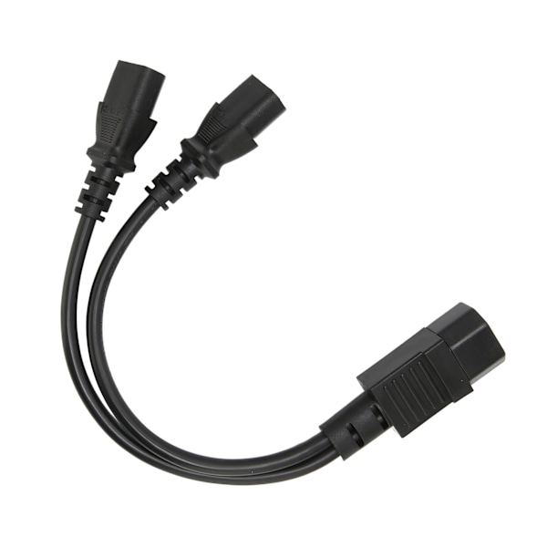 IEC320 C14 till 2 x C13 Hona Y-formad Strömkabel 1 in 2 ut 2500W 10A 250V Förlängningskabel för LCD-skärmar 0.2