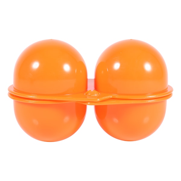 2 st Äggförvaring för Kök, Vikbar, Portabel Behållare för Utomhusbruk, Orange