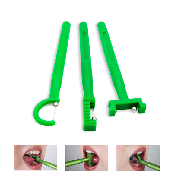 3PCS Tongue tip trainer Mouth Tongue trainer Oral Muscle