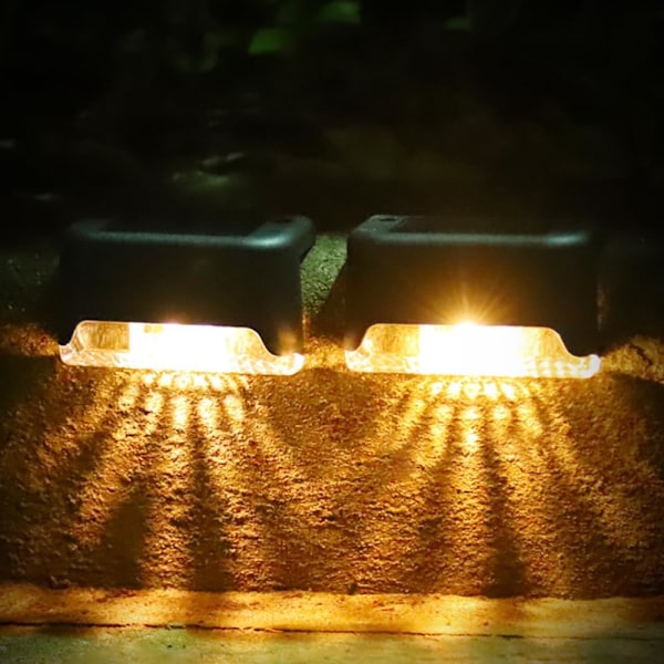 Set med 16 solcellslampor, LED-belysning utomhus sollampa, utomhus