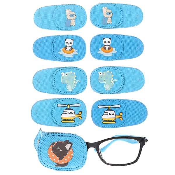 6 stk Amblyopia øyeplaster for briller barn voksen lat øyeplaster Pony Left Eye
