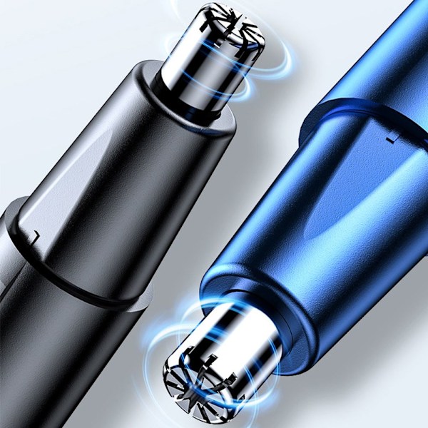 Nesehårstrimmer blue Double cutter head