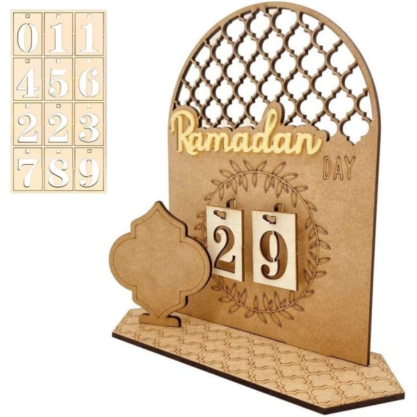 Trä-Ramadan-Adventskalender 2024, Eid-kalender DIY