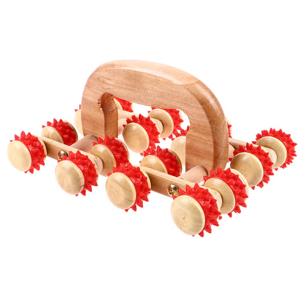 2st 16 Massagebollar Trä Kroppsverktyg Hälsovårdsterapi one size_xx