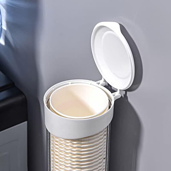 Koppdispenser, Koppdispenser, Veggmontert Plassbesparende Koppdispenser