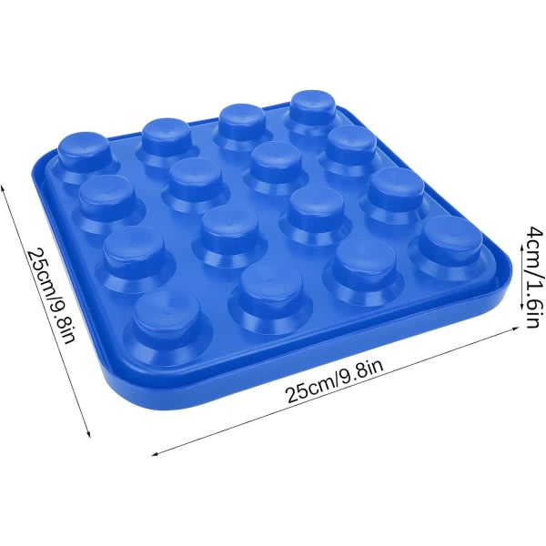 Biljardbollbricka, 16 hål Biljardbollbricka Biljardbollhållare Snookerbollförvaringsbricka Biljardbordstillbehör 16 bollar