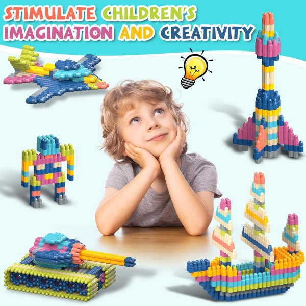 Pedagogiska STEM-byggande leksaker för barn Hjärnutveckling och praktisk förmåga