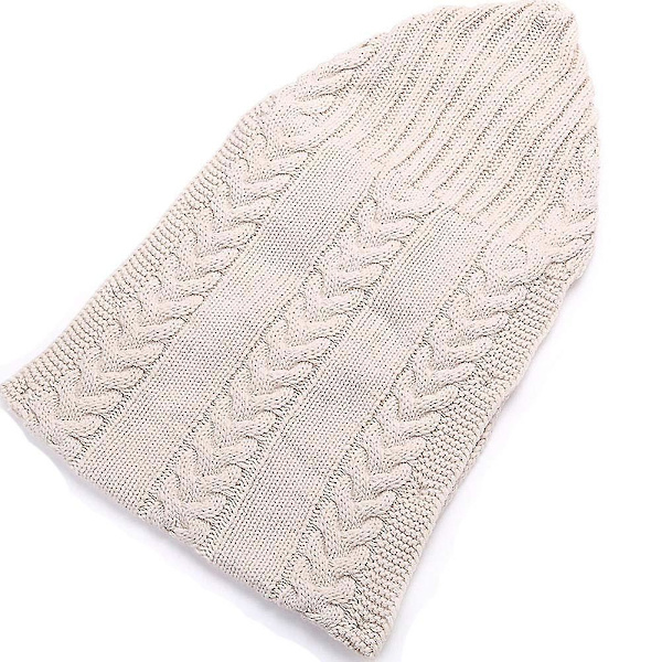 Stickad Sovpåse Filt för Barnvagn Baby Åkpåse med Fleece Insida, Varm Ficka Stickad Mysig Påse för Bebisar Nyfödda _xx