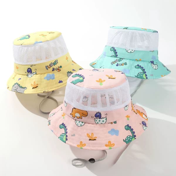 Babyhatt, tynn sommerstil, gutter og jenter, pustende netting blue 54