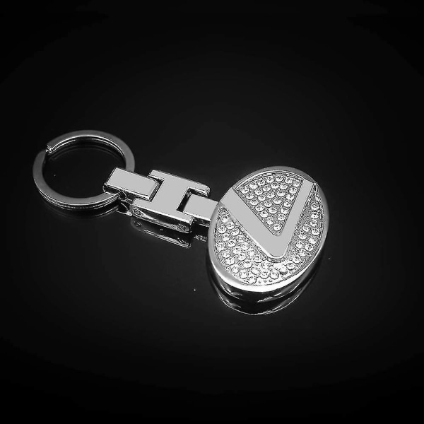 3d Car Keychain Accessory Inlay Shiny Crystal Double Sided Logo Zinc Alloy Metal Key Accessory With Gift Box (for Lexus) -zysd