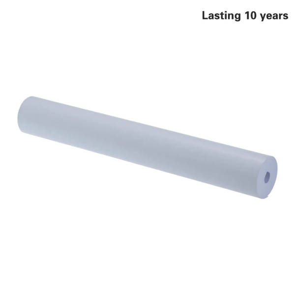 1 rulle A4 hvid blank termisk 210*30 mm (8,3*1,2 tommer) holdbar i 10 år