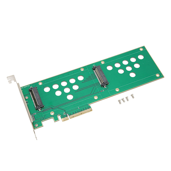 U.2 NVMe PCIe SSD Adapterkort 40 Gbps Høyhastighets PCIE3.0 X8 X16 TIL U.2x2 Dobbel Stasjon U.2 NVMe PCIe SSD Riserkort