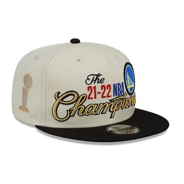 Golden State Warriors New Era 2022 NBA Mestaruus Pukuhuone Snapback Hat Käsin