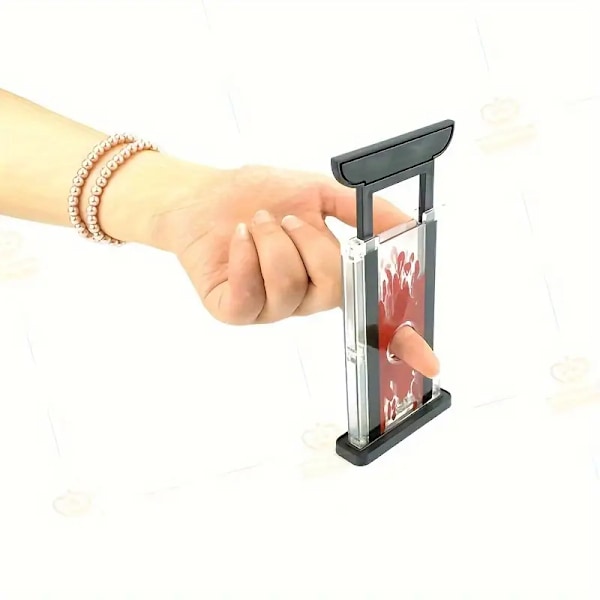 1st Svart PVC Finger Skärmaskin Illusion Leksak - Professionell Magiker
