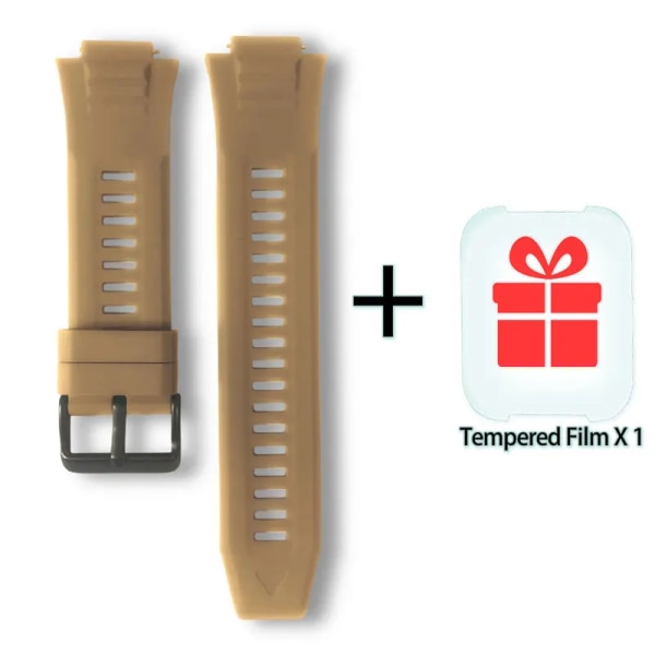 Original Mk66 Smart Watch Remmar Vattentät Band 15mm Armband Gratis En Del Härdat Glas Smartwatch Delar Only 3pcs Film