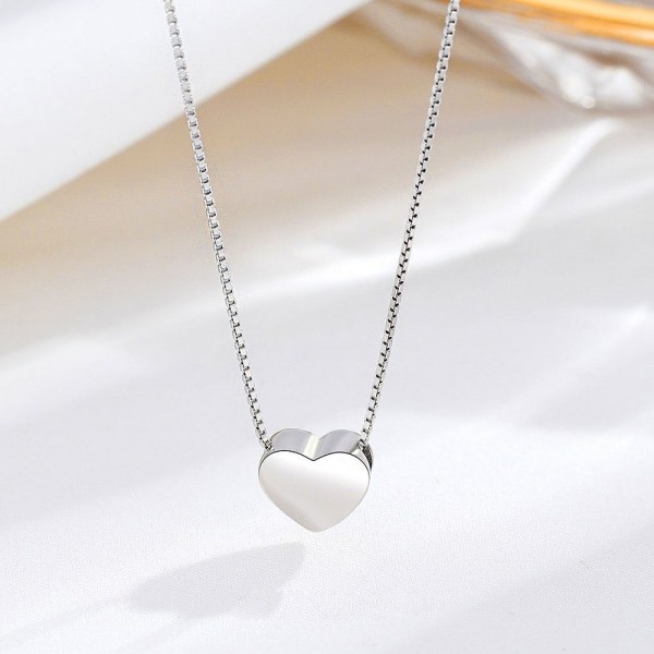 hjärta kedja halsband, med hjärtat hänge halsband, smycken presenter