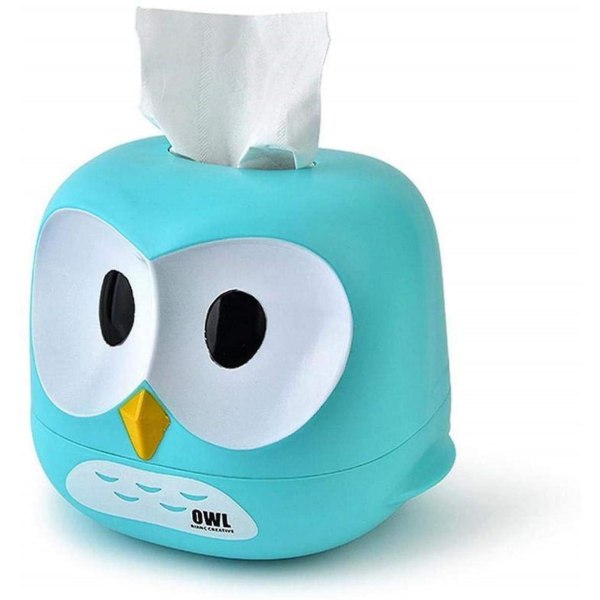 Owl Tissue Box, Roll Paper, Desktop Tissue Box 1 kpl