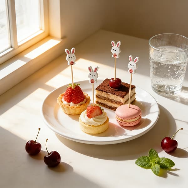 Påskeharehårklemmer - Sødt sæt med kaninøre-tilbehør rabbit 100pcs/pack 12cm/4.72in