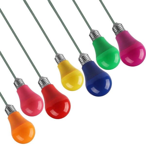 LED-pære A60 Rød E27 Red Red E27-E27