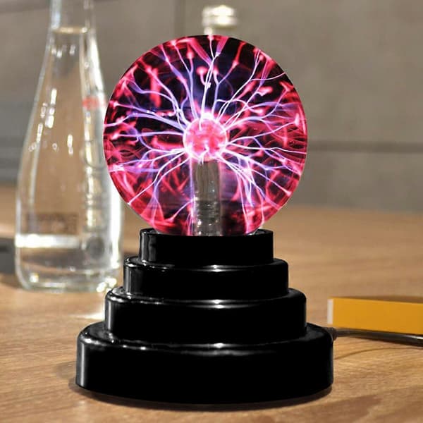 USB Plasmaboll Antistress Trick Gadget Boll Leksaker Halloween Rolig Present