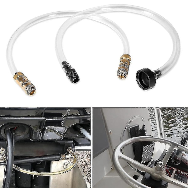 Hydraulisk styresystemsett - Bleed Fill Tube Boat Bleed Kit Fyllsats for Seastar hydraulisk styresystem