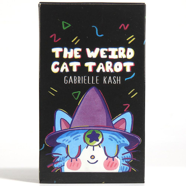 Merkelig katt tarotkort The Weird Cat Tarot Thalo engelsk kort