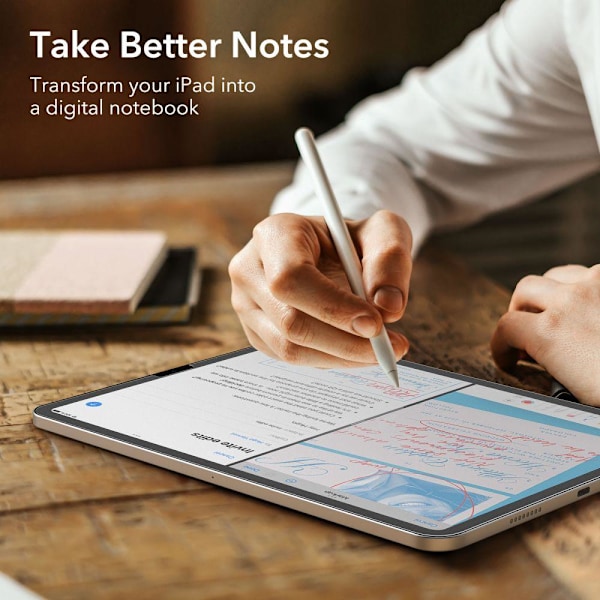 ESR iPad Pro 12.9 2020/2021/2022 2-PAKKA PAPER LIKE -näytönsuojus