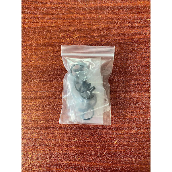Earmoulds i mykt materiale - erstatning for ørepropper til luft-akustiske hodesett - 5 par (svart, medium) black Medium