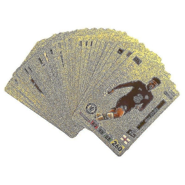 Jalkapallo Kultakortit 50 Korttia Hauskat kortit Lasten Lelut[hsf]